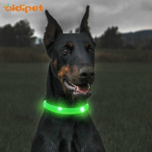 Personalizzato Logo personalizzato in silicone regolabile Pet Dog Collar fare forniture